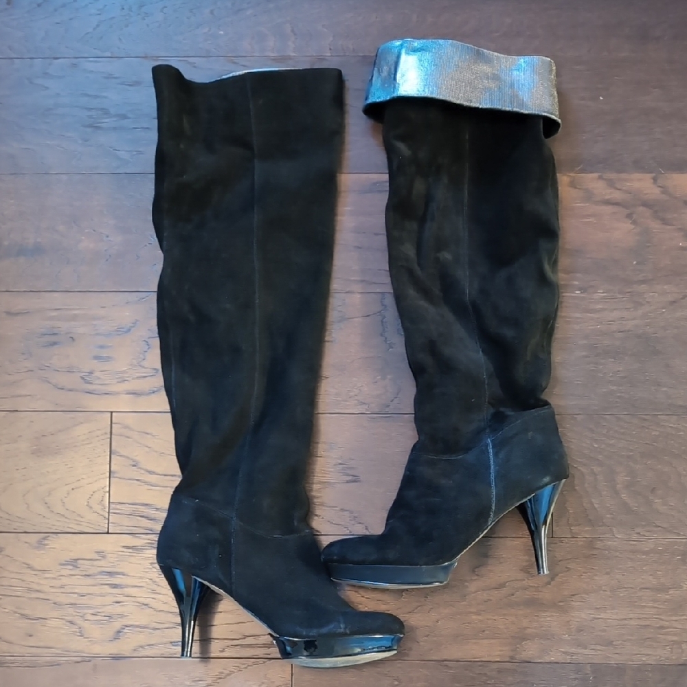 Nine West Over The Knee Suede Boots